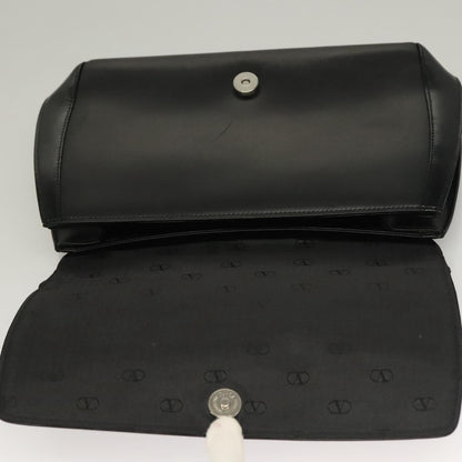 Valentino Garavani Flap Shoulder Bag Leather, BLACK, LEATHER, Shoulder bag