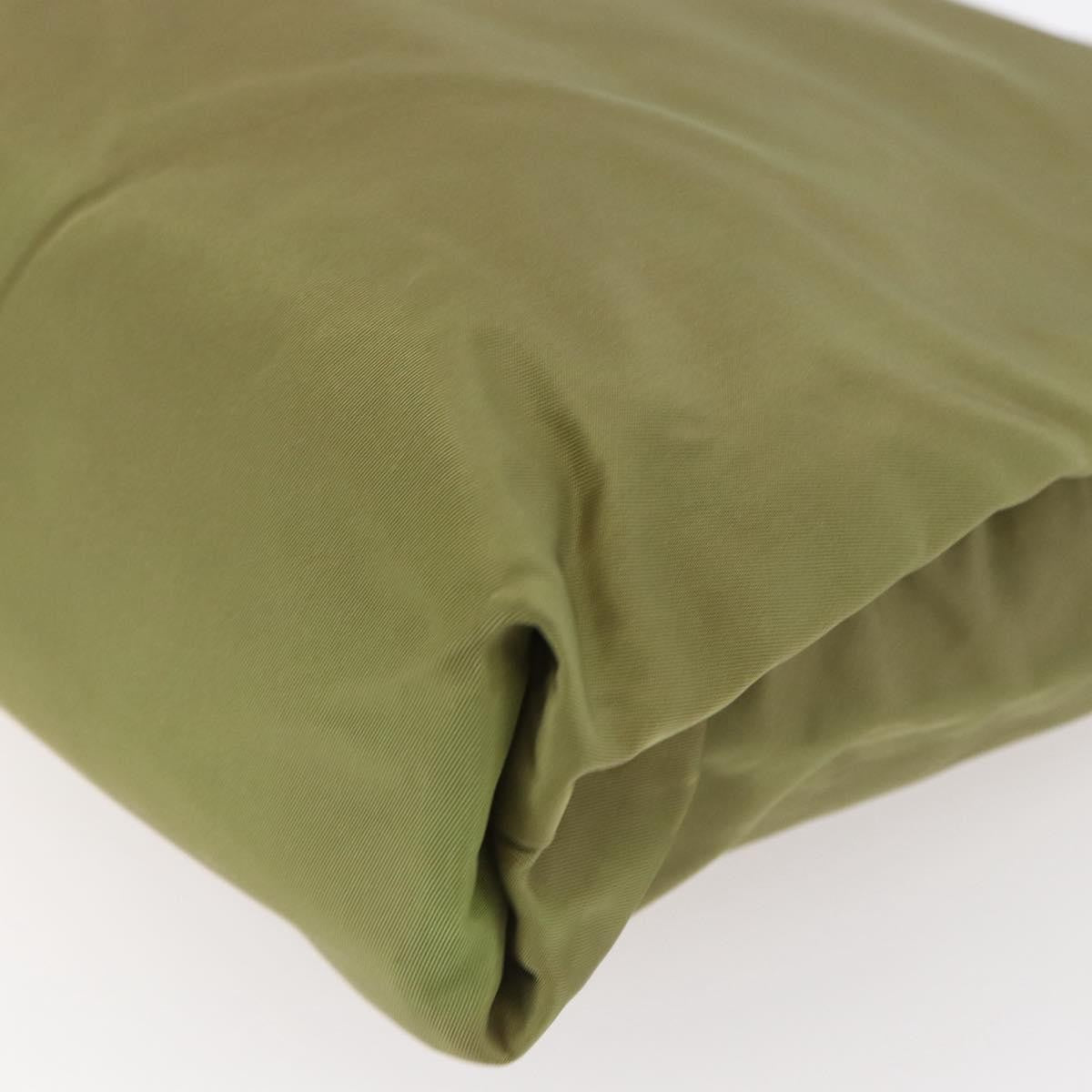 Prada Vintage Tote Tessuto, GREEN, NYLON, Tote bag