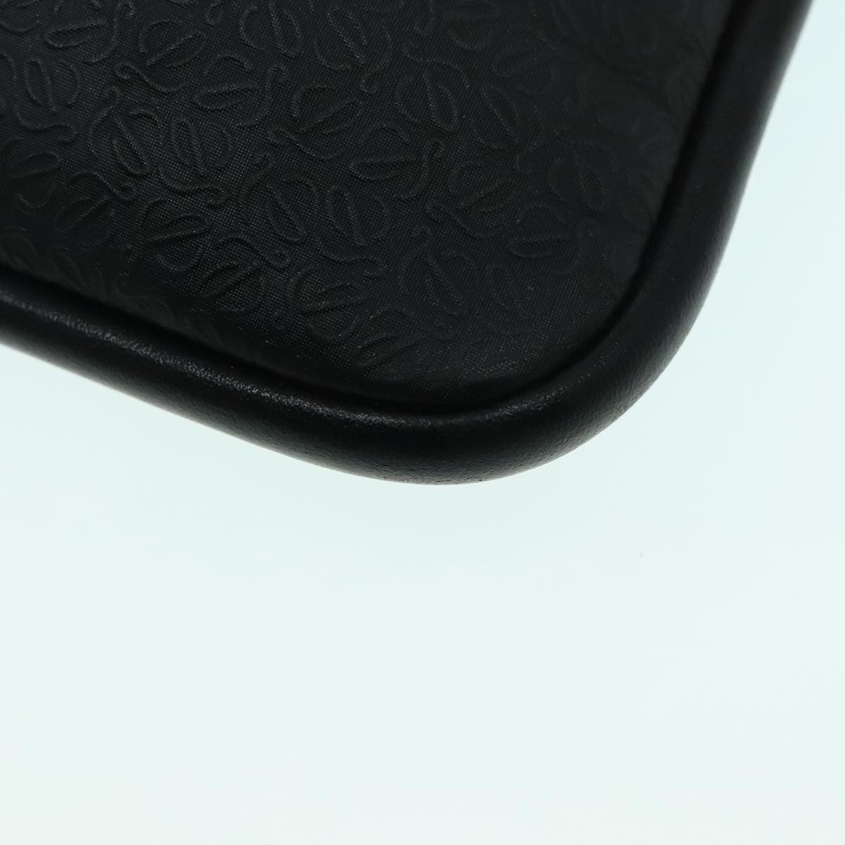 Loewe Anagram Shoulder Bag Leather, BLACK, LEATHER, Shoulder bag