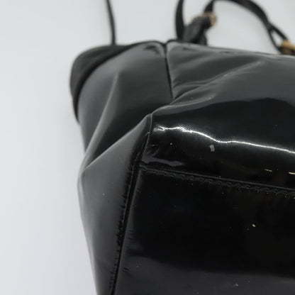 Salvatore Ferragamo Vala Handbag Patent leather, BLACK, PATENT_LEATHER, Handbag