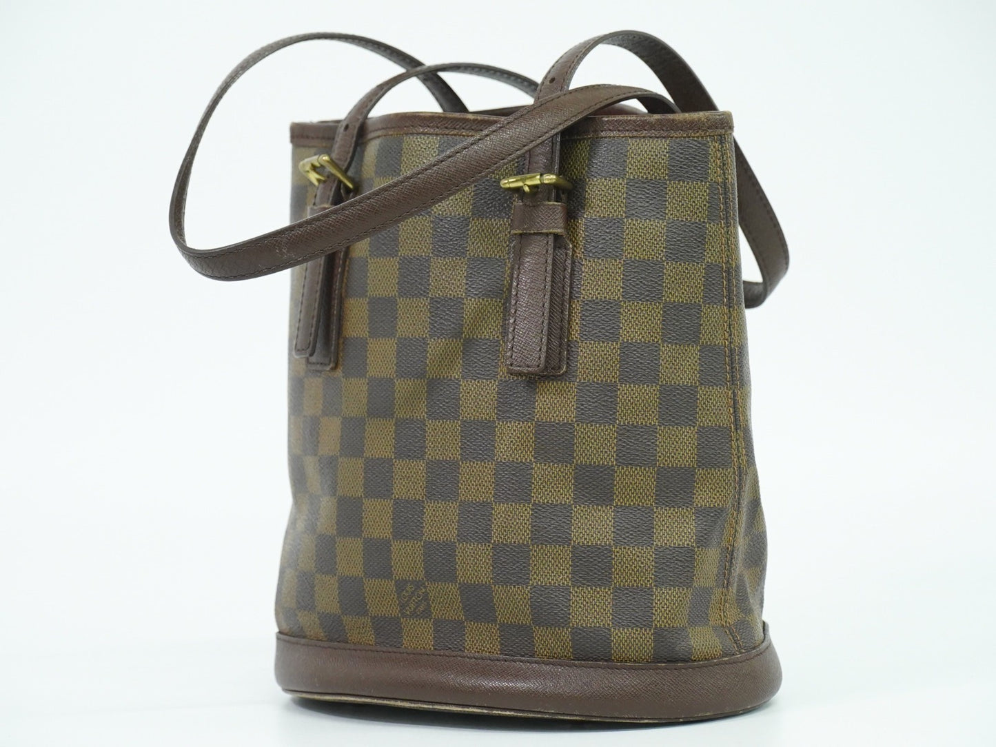 Louis Vuitton Marais Damier, BROWN, CANVAS, Tote bag