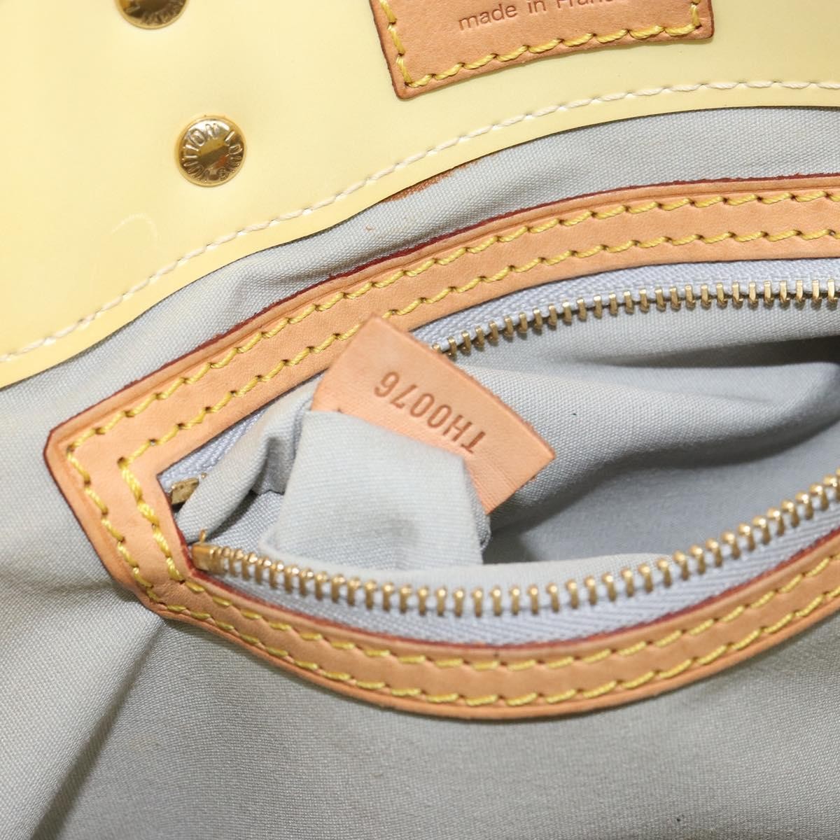 Louis Vuitton Reade Handbag Monogram Vernis, BEIGE, PATENT_LEATHER, Handbag