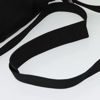 Gucci Side Pocket Flap Messenger Bag Nylon, BLACK, NYLON, Shoulder bag