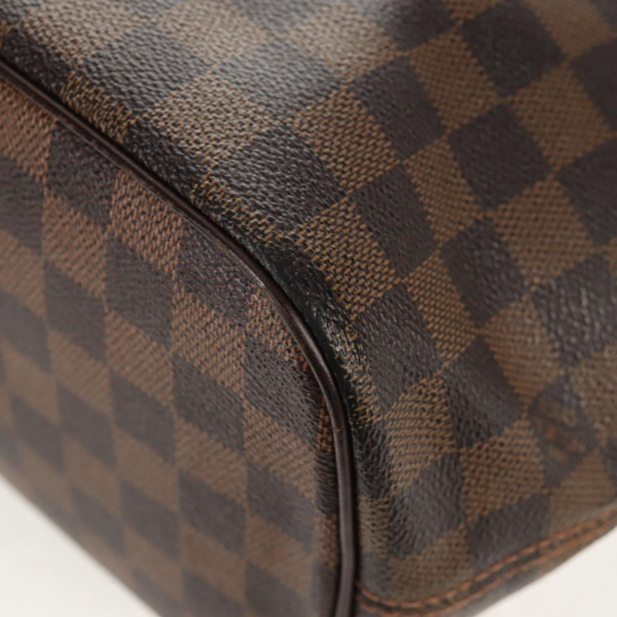 Louis Vuitton Saleya Handbag Damier, BROWN, CANVAS, Tote bag