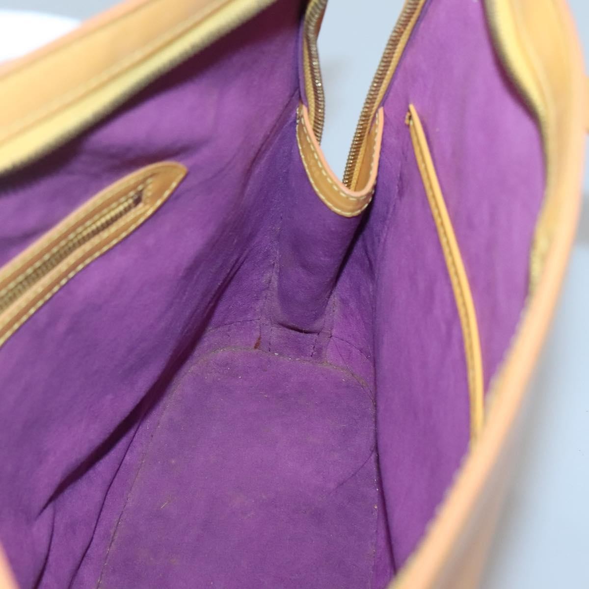 Louis Vuitton Lussac Handbag Epi Leather, YELLOW, LEATHER, Shoulder bag