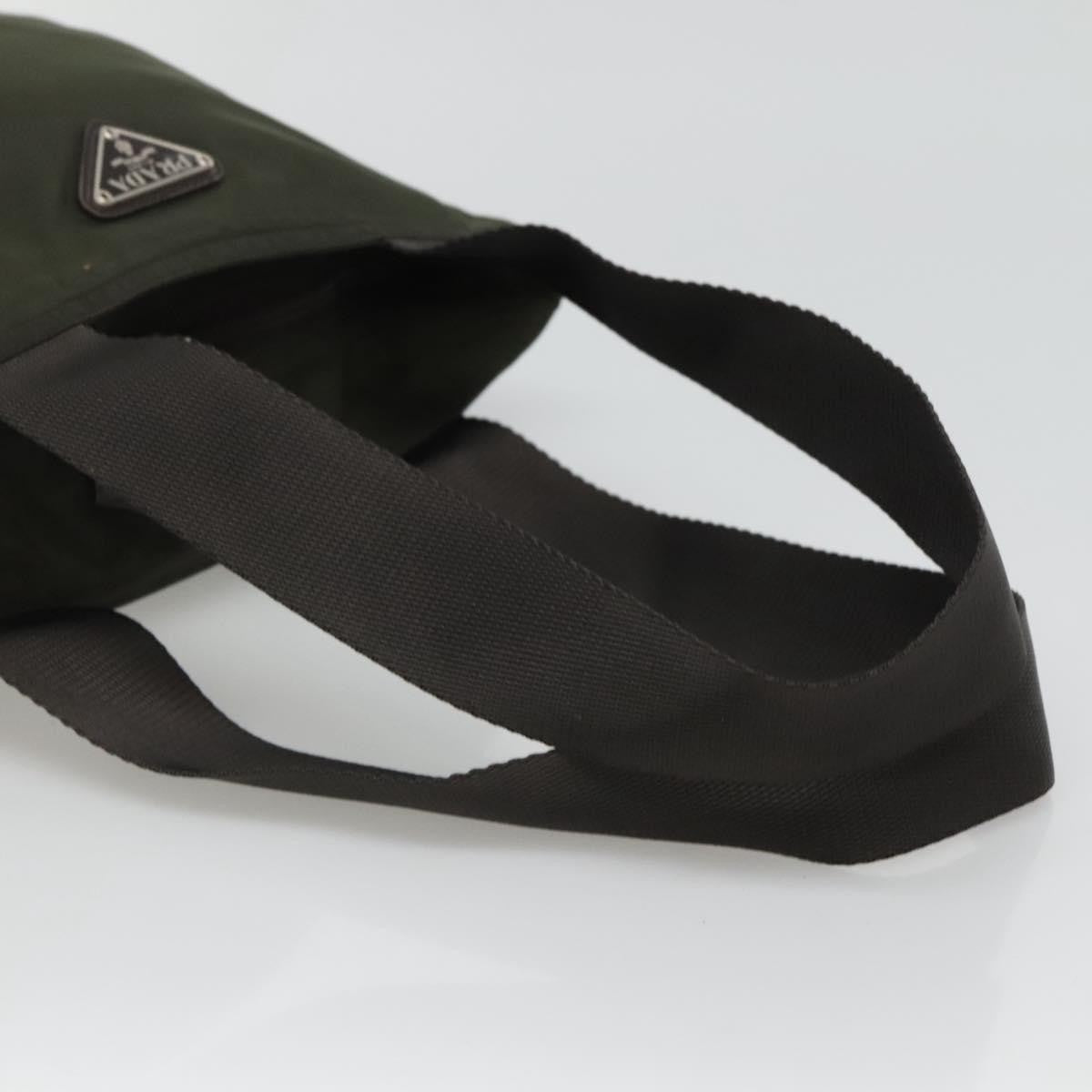 Prada Vintage Convertible Zip Tote Tessuto, KHAKI, NYLON, Tote bag