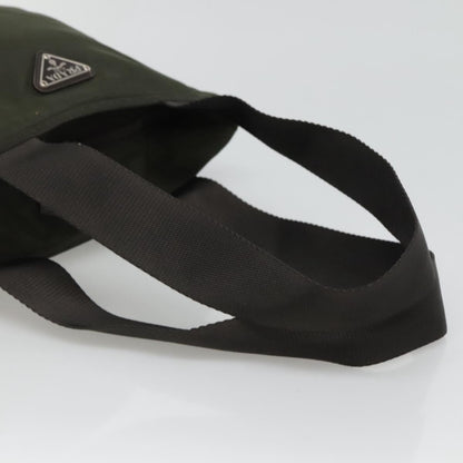 Prada Vintage Convertible Zip Tote Tessuto, KHAKI, NYLON, Tote bag