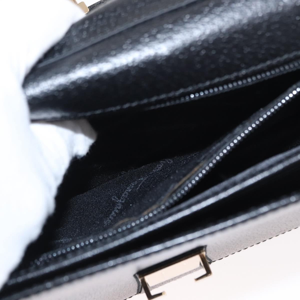 Salvatore Ferragamo Vintage clutch Bag Leather, BLACK, LEATHER, Clutche & pouche