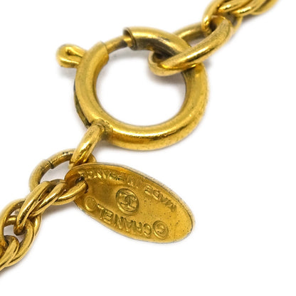 Chanel CC Pendant Necklace Metal, GOLD, GOLD_PLATED, Necklace