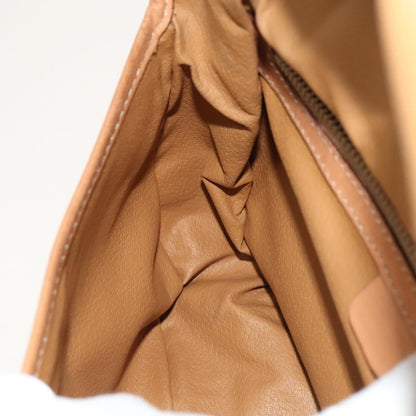 Celine Vintage Macadam Shoulder Bag Canvas, BROWN, CANVAS, Shoulder bag