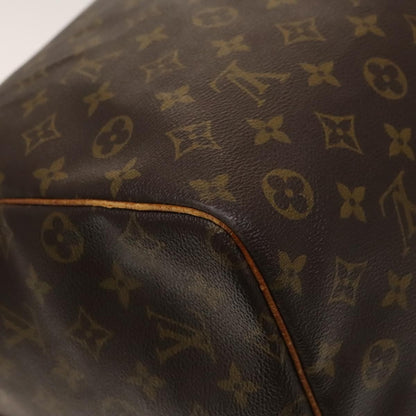 Louis Vuitton Keepall Bandouliere Bag Monogram Canvas, BROWN, CANVAS, Travel bag