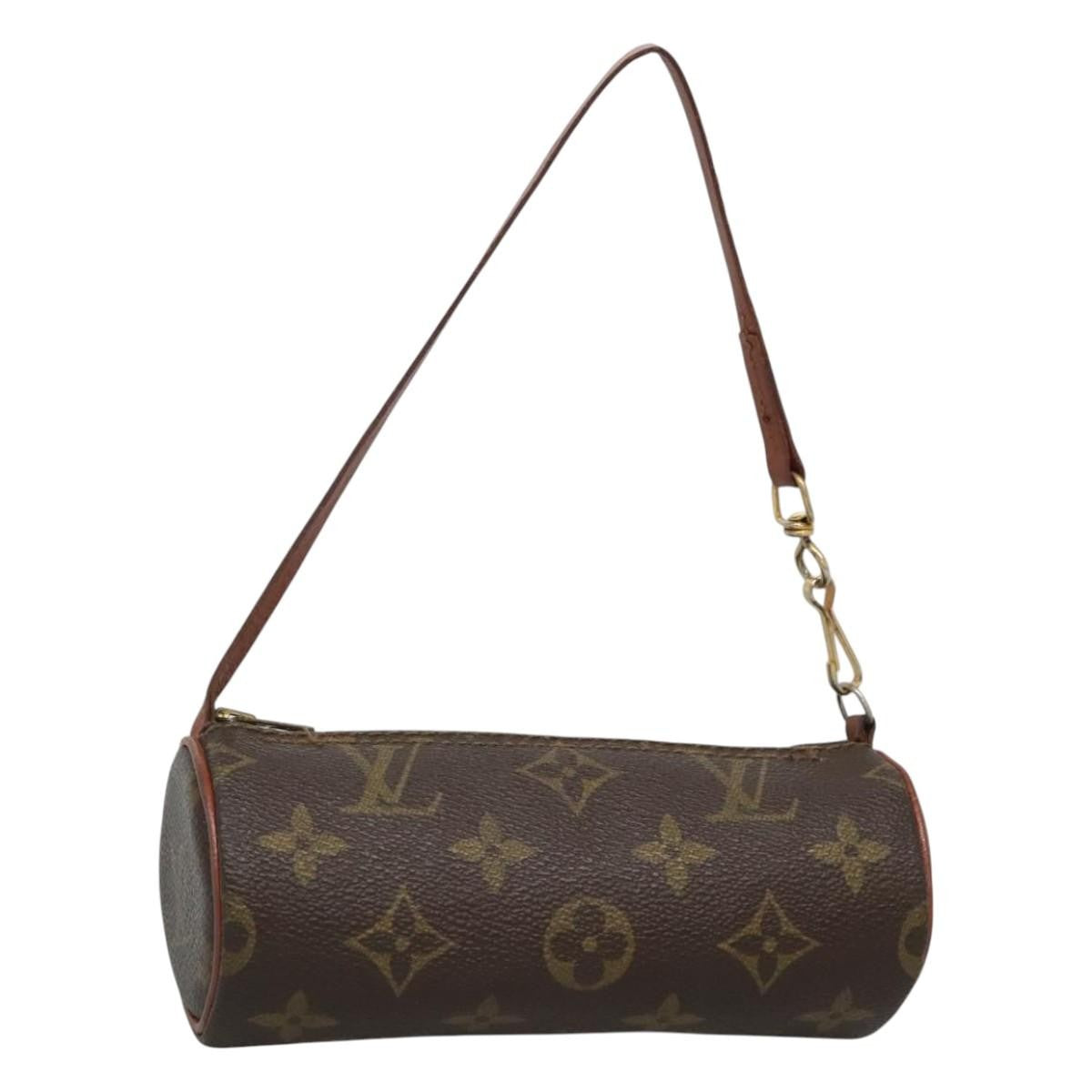 Louis Vuitton Papillon Pochette Monogram Canvas, BROWN, CANVAS, Clutche & pouche