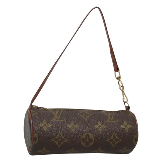 Louis Vuitton Papillon Pochette Monogram Canvas, BROWN, CANVAS, Clutche & pouche
