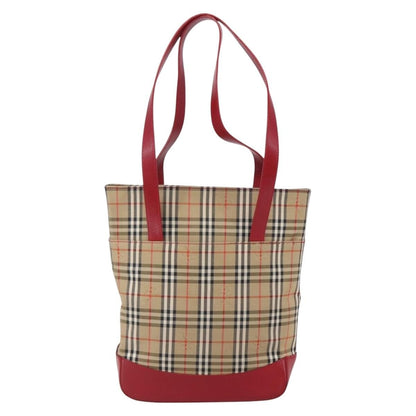 Burberry Nova Check Tote canvas check pattern, BEIGE, CANVAS, Tote bag