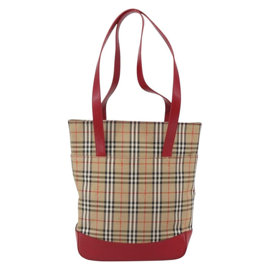 Burberry Nova Check Tote canvas check pattern, BEIGE, CANVAS, Tote bag