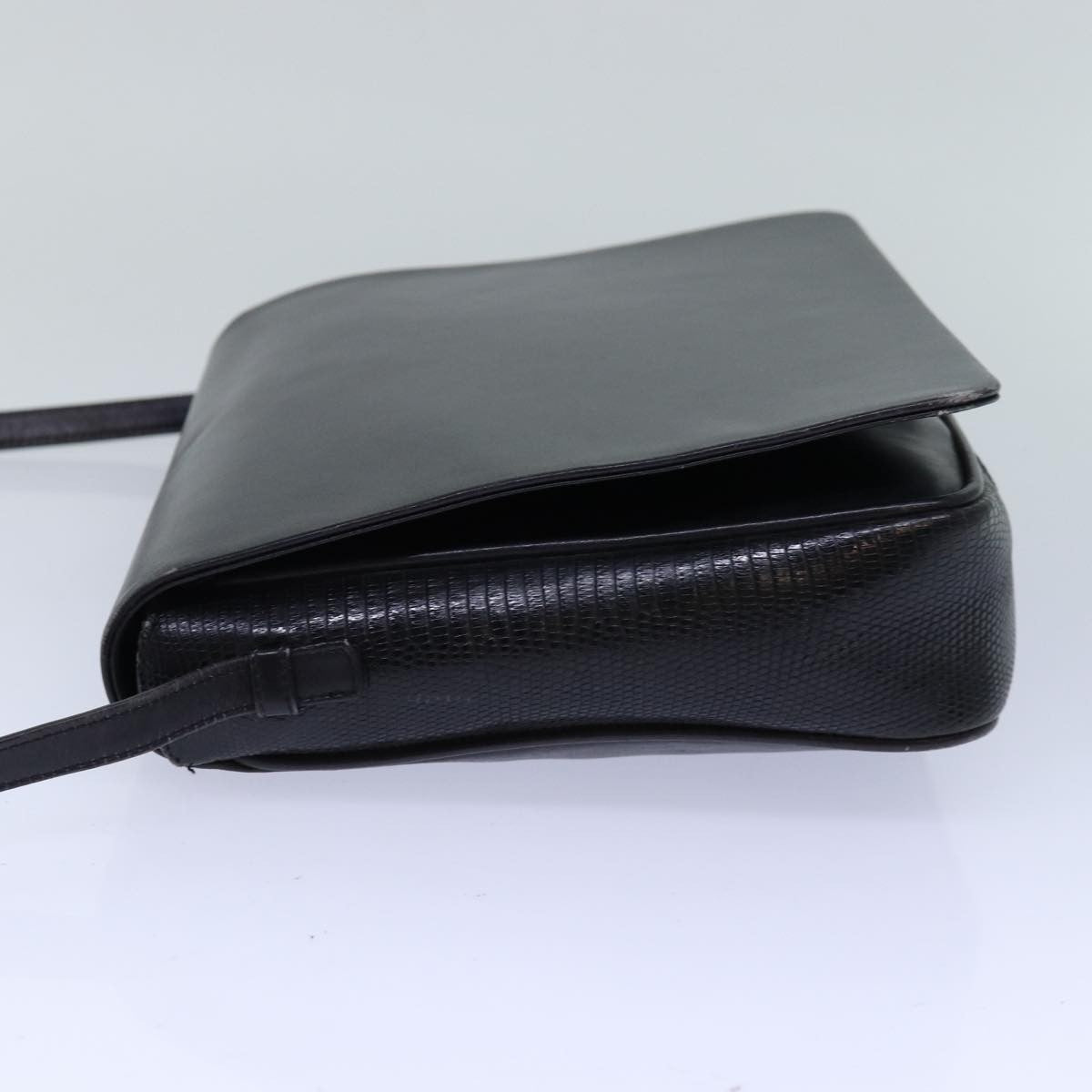 Salvatore Ferragamo Vintage Shoulder Bag Leather, Black, Leather, Shoulder Bag