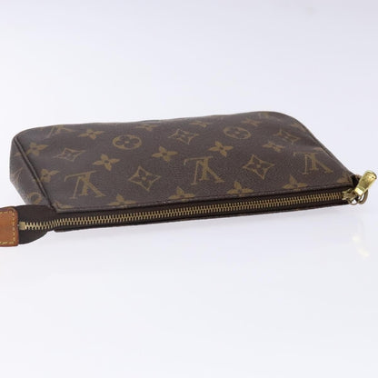 Louis Vuitton Pochette Accessoires Monogram Canvas, BROWN, CANVAS, Clutche & pouche