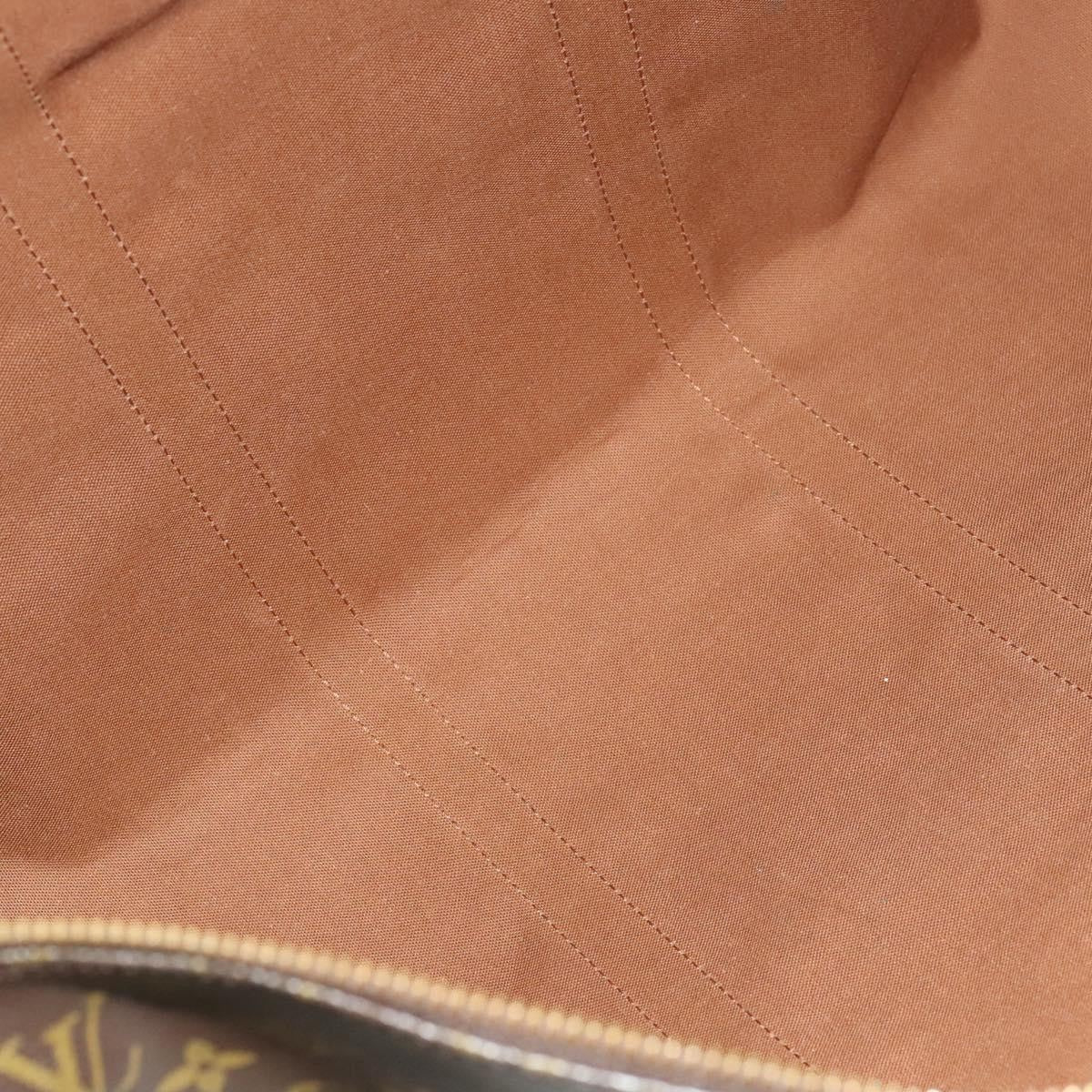 Louis Vuitton Keepall Bag Monogram Canvas, BROWN, CANVAS, Travel bag