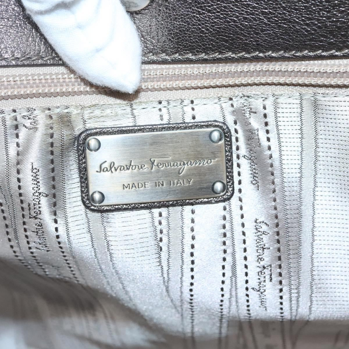 Salvatore Ferragamo Vala tote Nylon, SILVER, NYLON, Tote bag