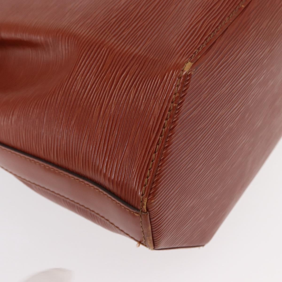 Louis Vuitton Vintage Sac d'Epaule Handbag Epi Leather, BROWN, LEATHER, Shoulder bag