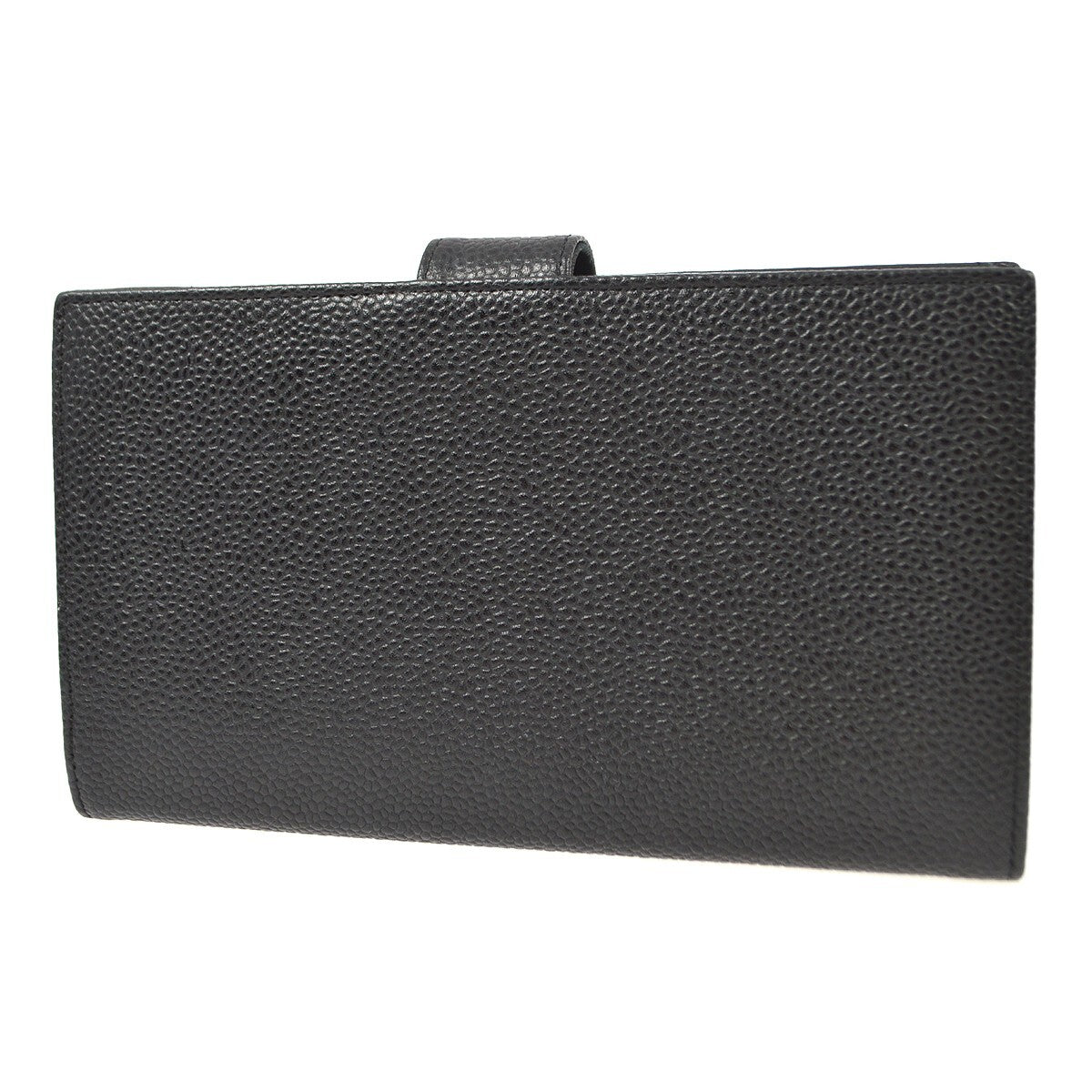 Chanel Timeless CC French Wallet Caviar, BLACK, LEATHER, Wallets