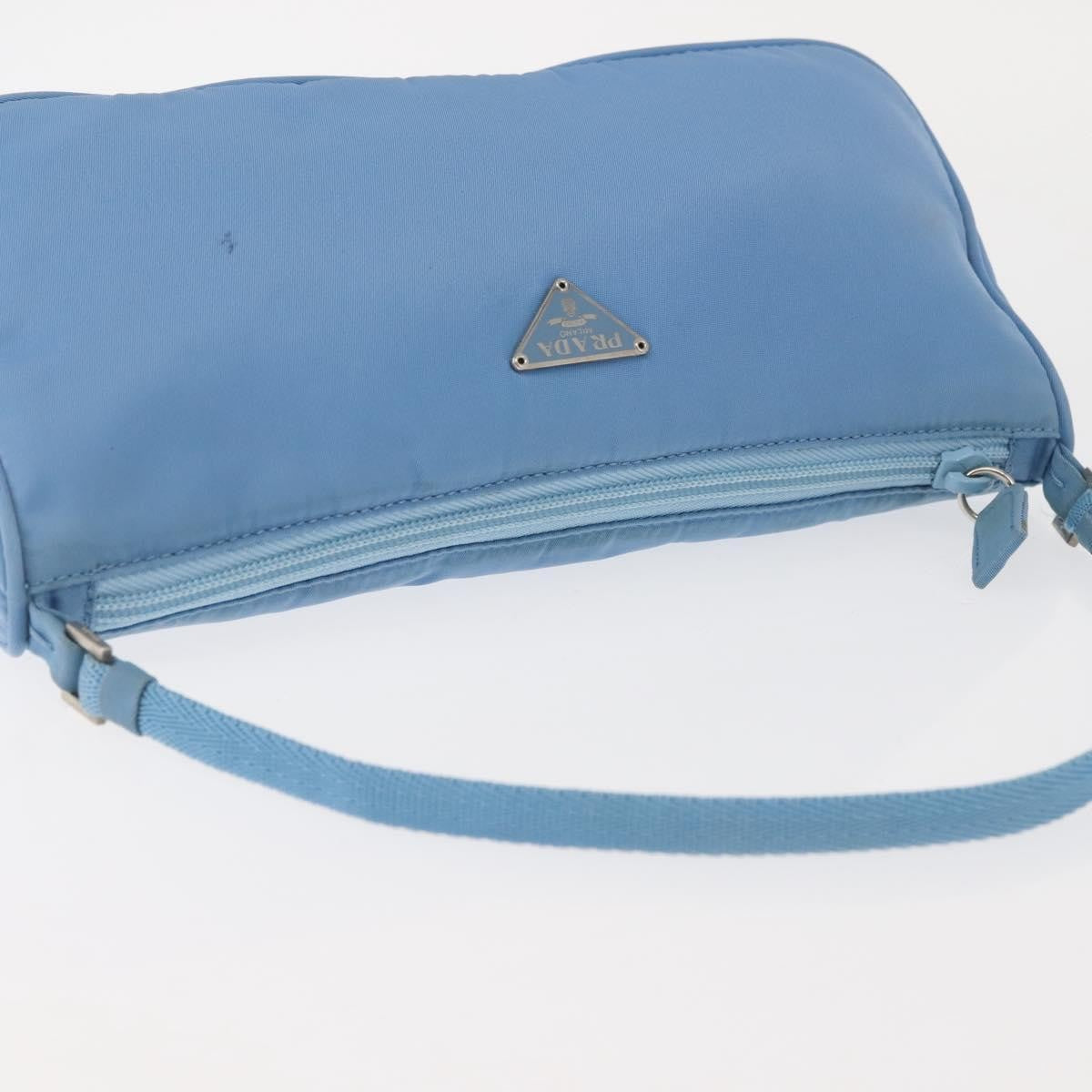 Prada Pochette Shoulder Bag Tessuto, BLUE, NYLON, Clutche & pouche