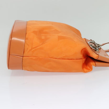 Salvatore Ferragamo Vintage Shoulder Bag Nylon, ORANGE, NYLON, Shoulder bag