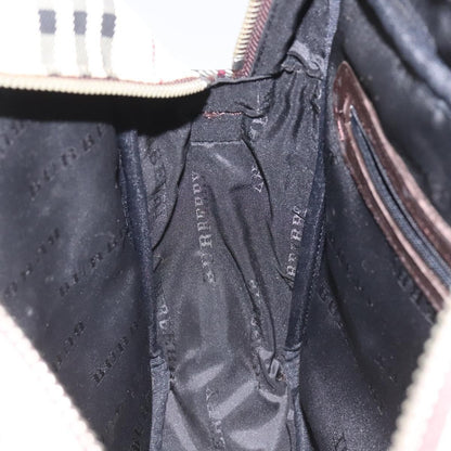 Burberry Nova check Shoulder bag Canvas, BEIGE, CANVAS, Shoulder bag