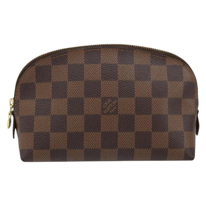 Louis Vuitton Cosmetic Pouch Damier, BROWN, CANVAS, Clutche & pouche