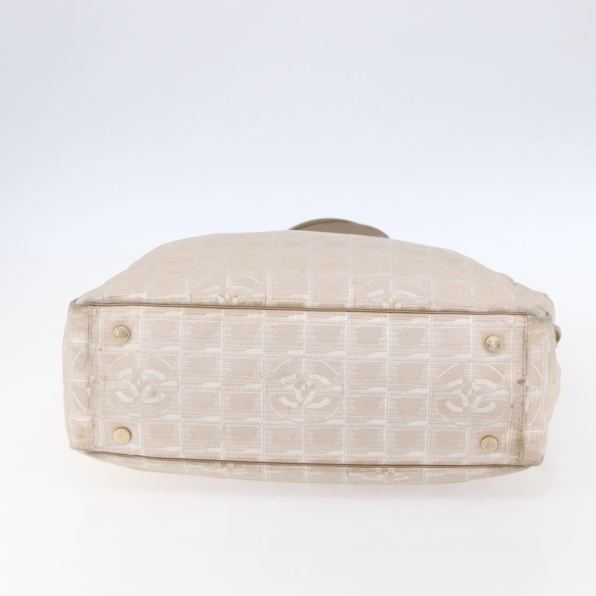 Chanel Travel Line Tote Nylon, BEIGE, NYLON, Tote bag