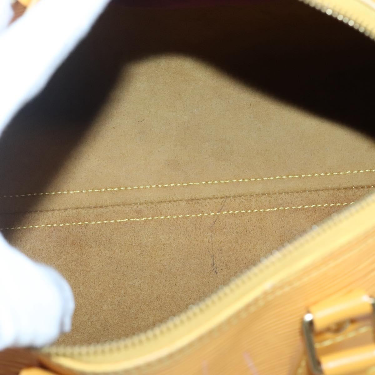 Louis Vuitton Speedy Handbag Epi Leather, YELLOW, LEATHER, Handbag