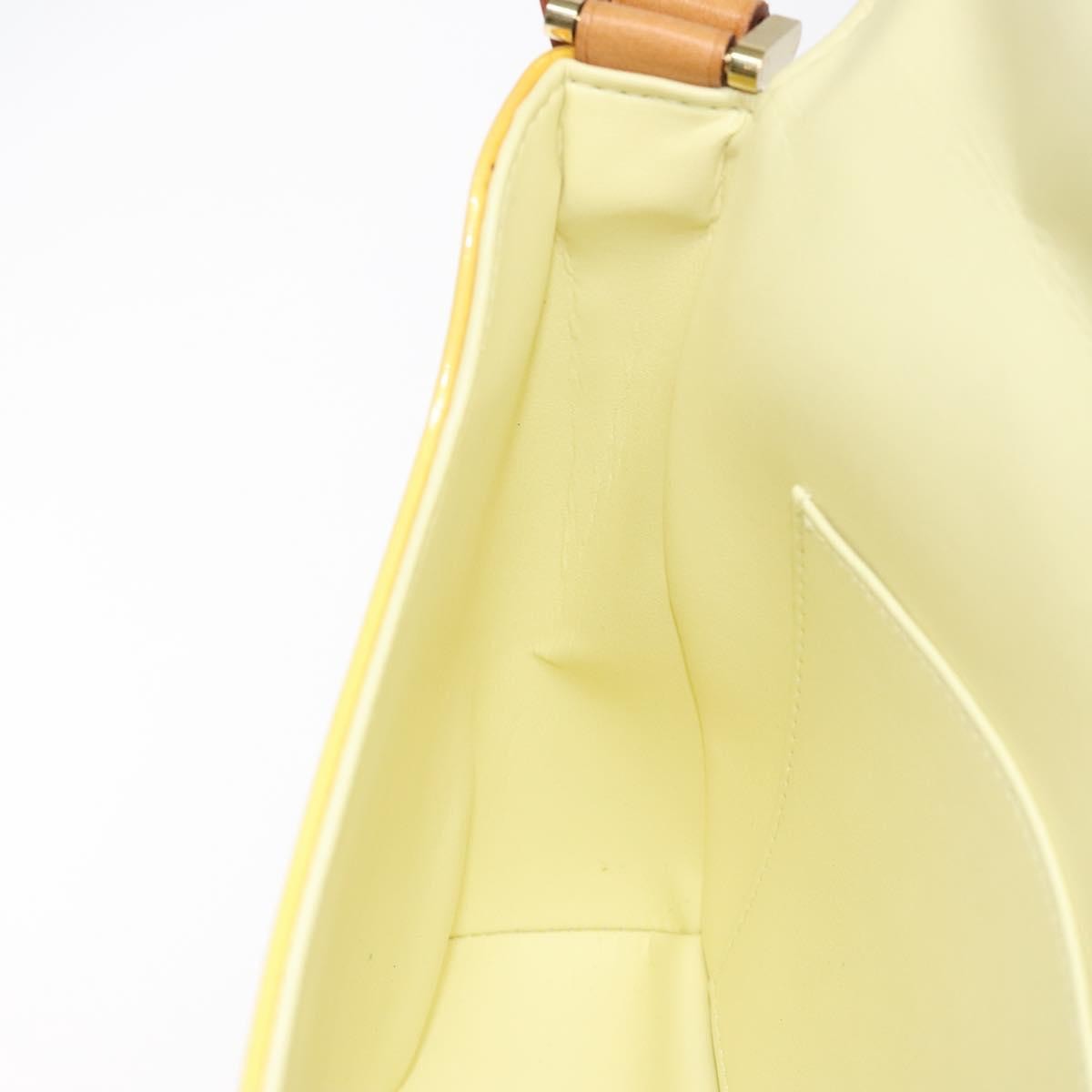 Louis Vuitton Thompson Street Handbag Monogram Vernis, YELLOW, PATENT_LEATHER, Handbag