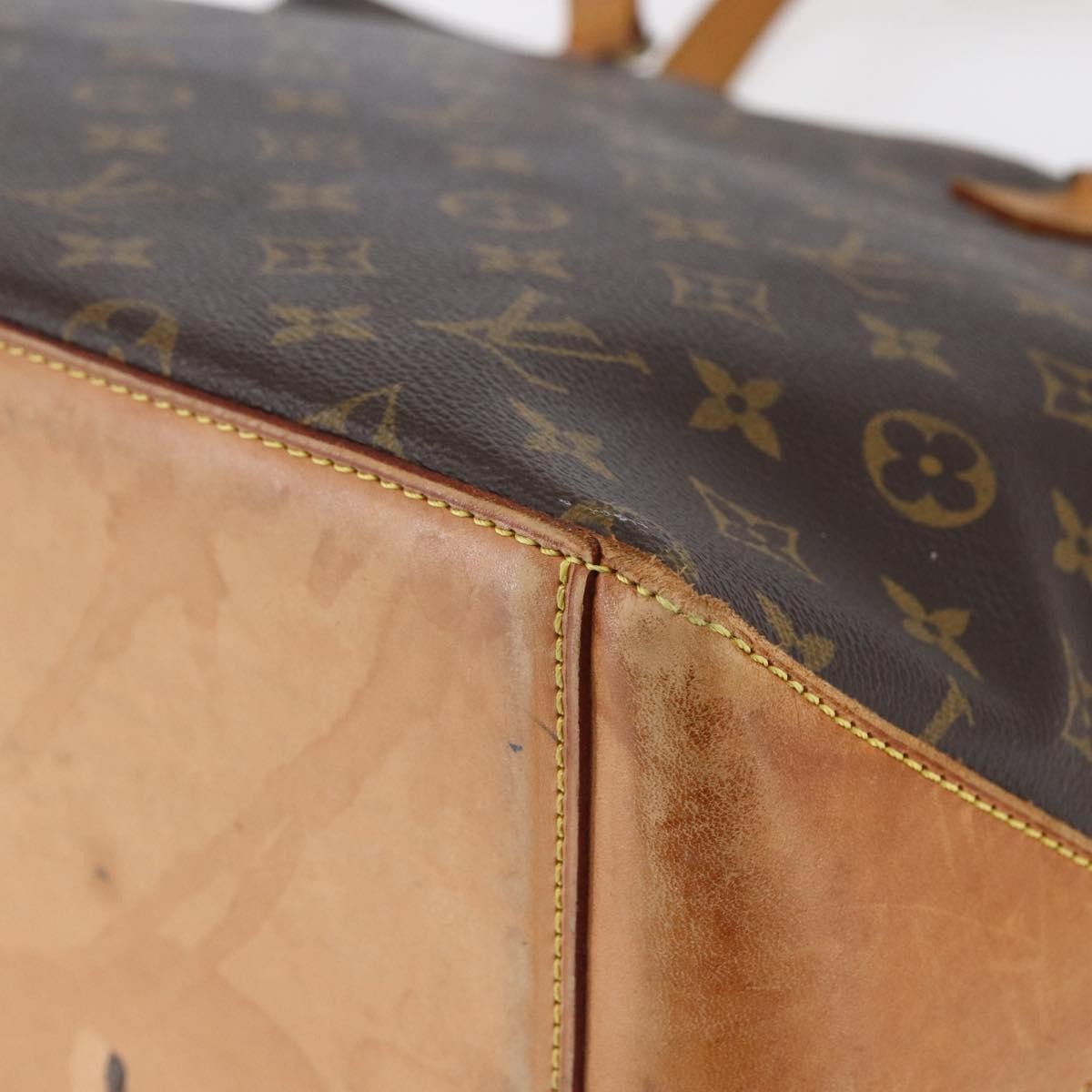 Louis Vuitton Cabas Mezzo Monogram Canvas, BROWN, CANVAS, Tote bag