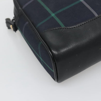 Burberry Nova check Pochette Canvas, NAVY, CANVAS, Clutche & pouche