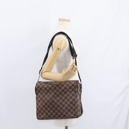 Louis Vuitton Naviglio Handbag Damier, BROWN, CANVAS, Shoulder bag