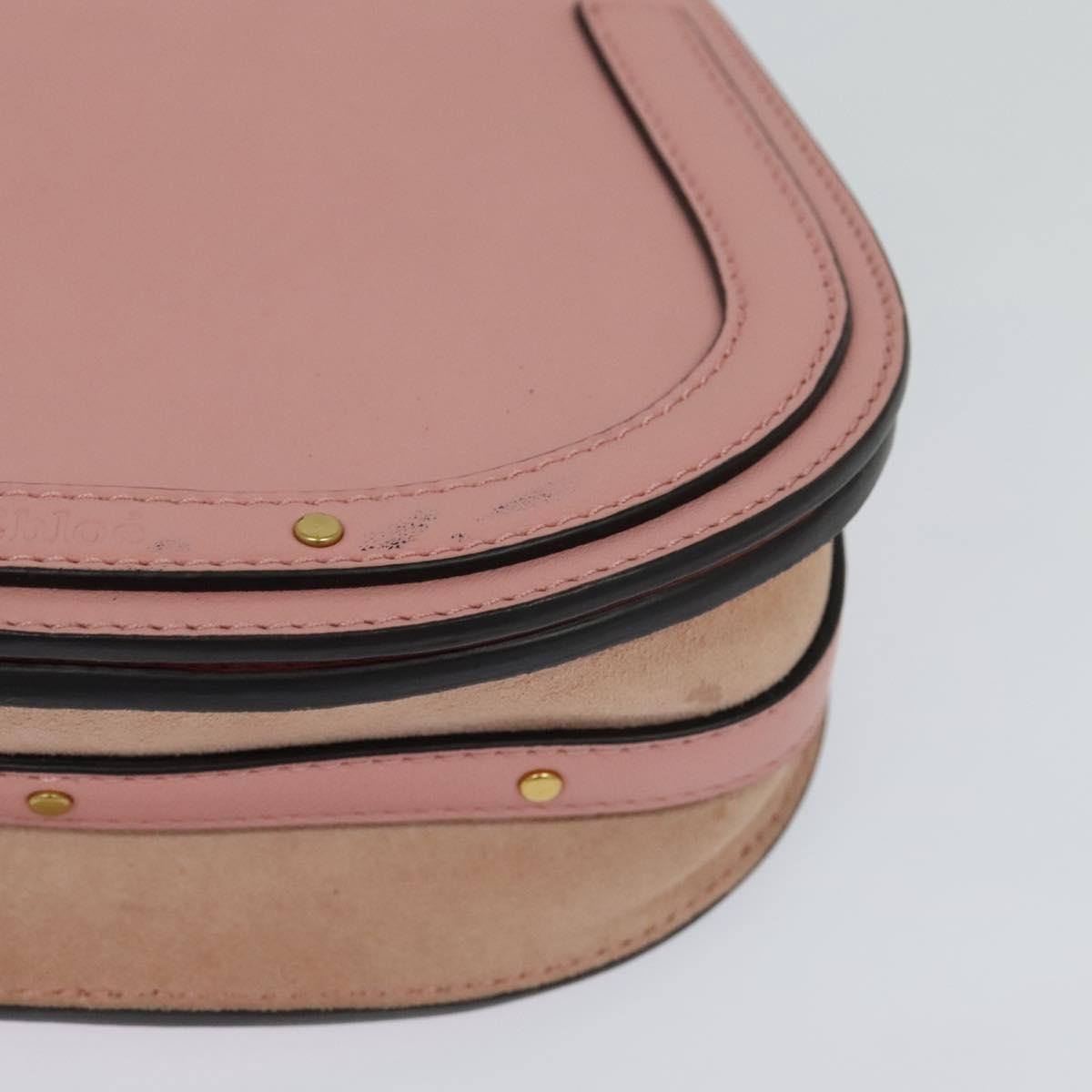 Chloe Nile Crossbody Bag Leather, Pink, Leather, Handbag