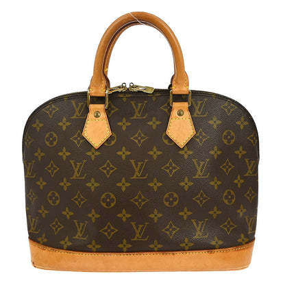 Louis Vuitton Alma Handbag Monogram Canvas, BROWN, CANVAS, Handbag