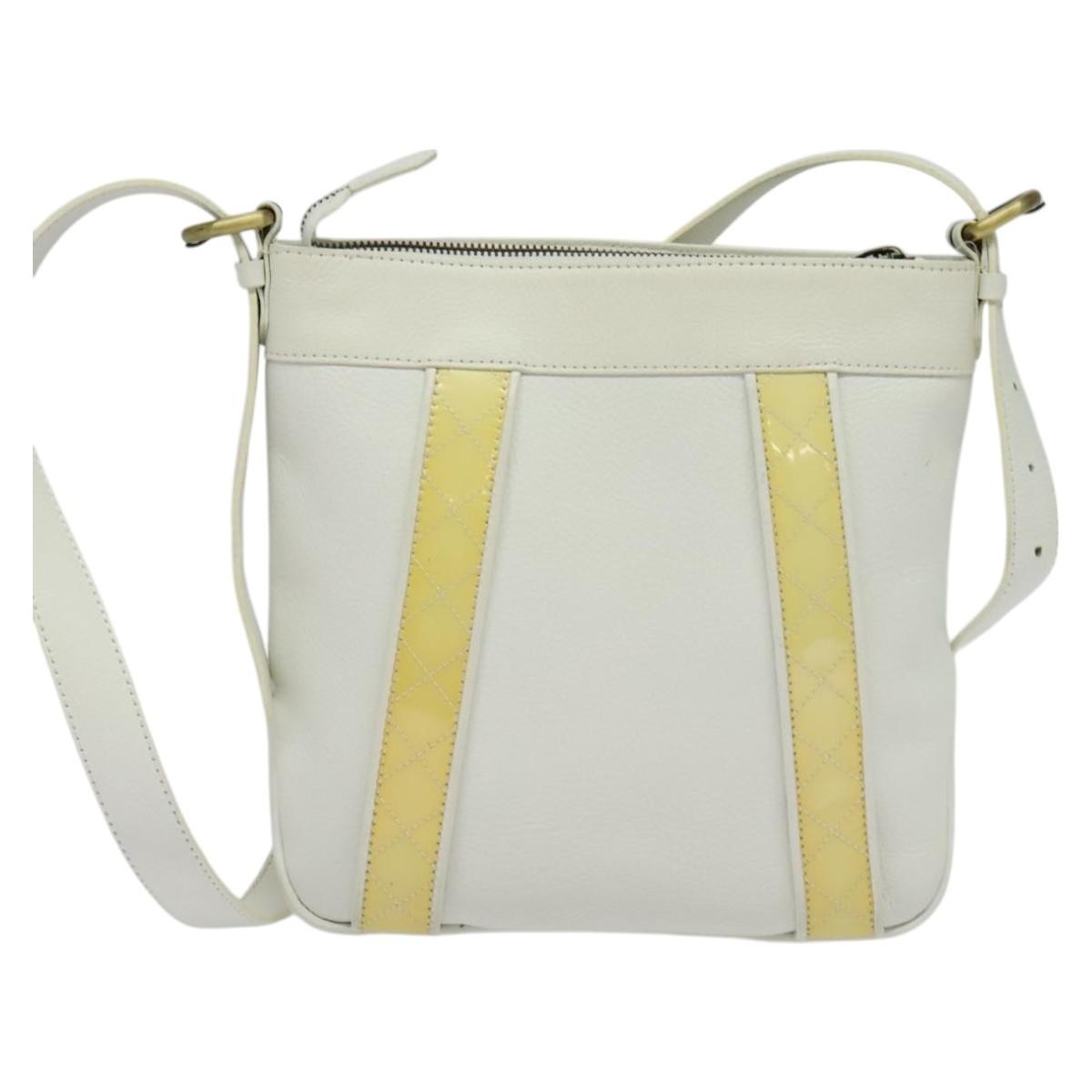 Burberry Shoulder Bag Leather, WHITE, LEATHER, Shoulder bag