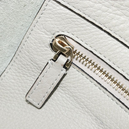 Valentino Garavani Rockstud Tote Textured Leather, Gray, Leather, Tote Bag