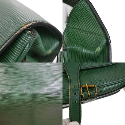 Louis Vuitton Cartouchiere Handbag Epi Leather, GREEN, LEATHER, Handbag