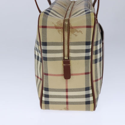 Burberry Shoulder Bag Nova Check Canvas, BEIGE, CANVAS, Shoulder bag