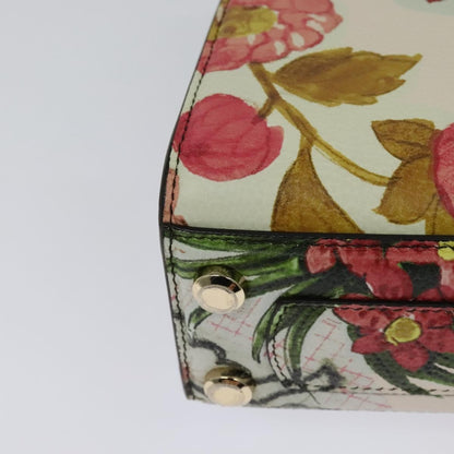 Salvatore Ferragamo Boxyz Top Handle Bag Printed Leather, PINK, LEATHER, Shoulder bag