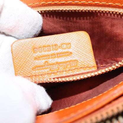 Salvatore Ferragamo Vala tote Leather, ORANGE, LEATHER, Tote bag