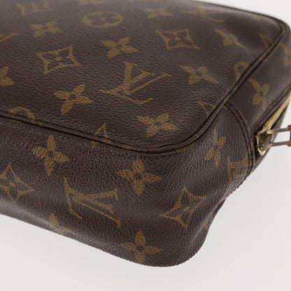 Louis Vuitton Trousse Toiletry Pouch Monogram Canvas, BROWN, CANVAS, Toiletry Case