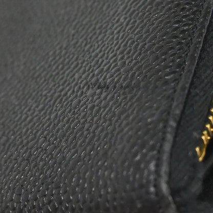 Chanel Vintage CC Wallet Caviar, BLACK, LEATHER, Wallets