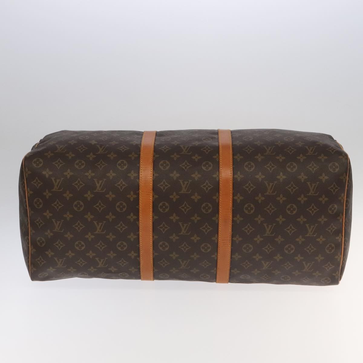 Louis Vuitton Keepall Bag Monogram Canvas, BROWN, CANVAS, Travel bag