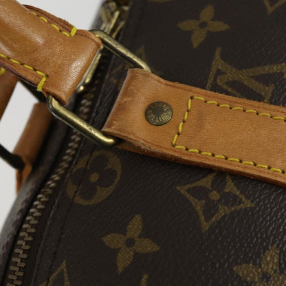 Louis Vuitton Keepall Bag Monogram Canvas, BROWN, CANVAS, Travel bag