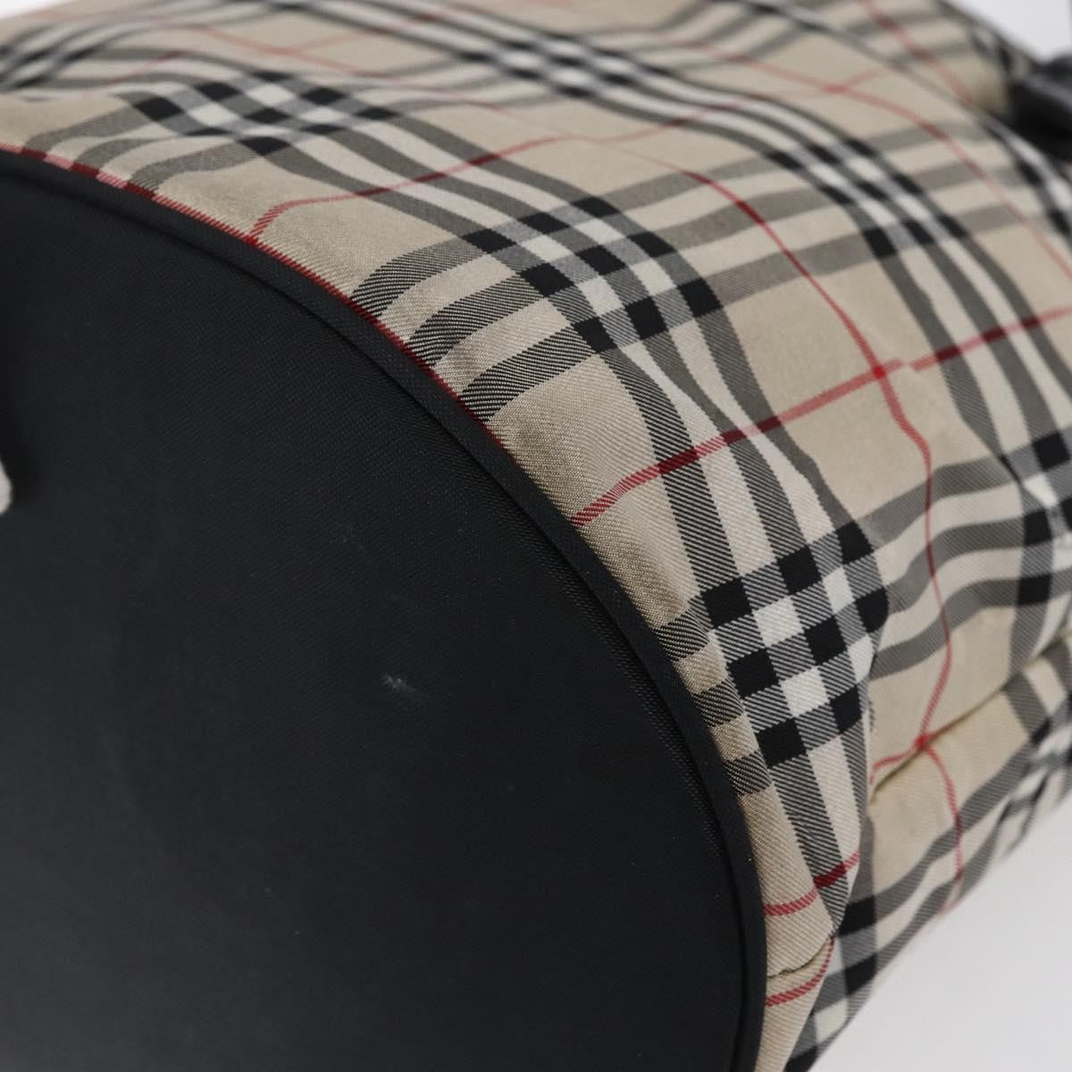 Burberry Nova Check Tote Nylon, BEIGE, NYLON, Tote bag