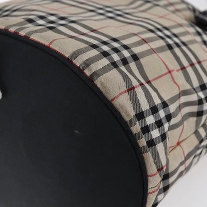 Burberry Nova Check Tote Nylon, BEIGE, NYLON, Tote bag