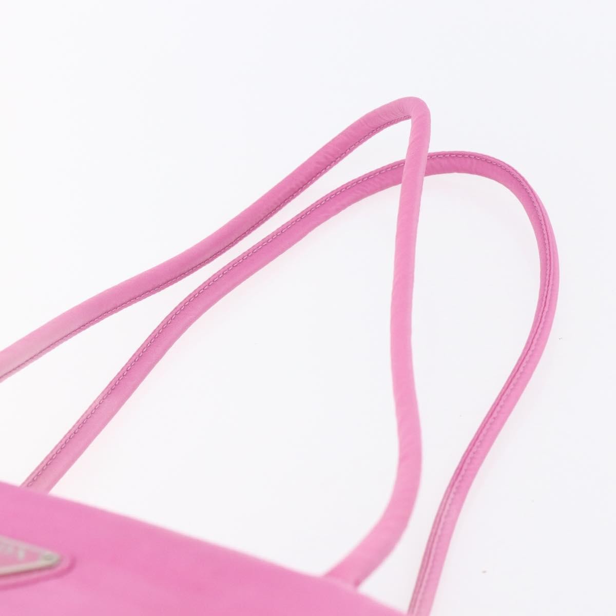 Prada Vintage Zip Tote Tessuto, PINK, NYLON, Tote bag